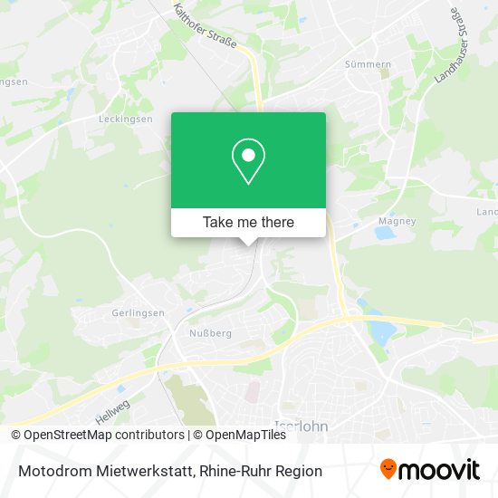 Карта Motodrom Mietwerkstatt