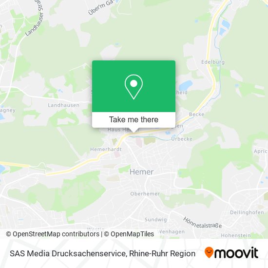 SAS Media Drucksachenservice map