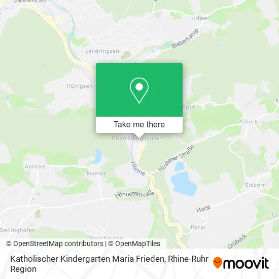 Katholischer Kindergarten Maria Frieden map