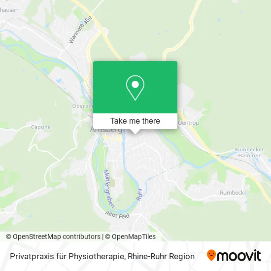 Карта Privatpraxis für Physiotherapie