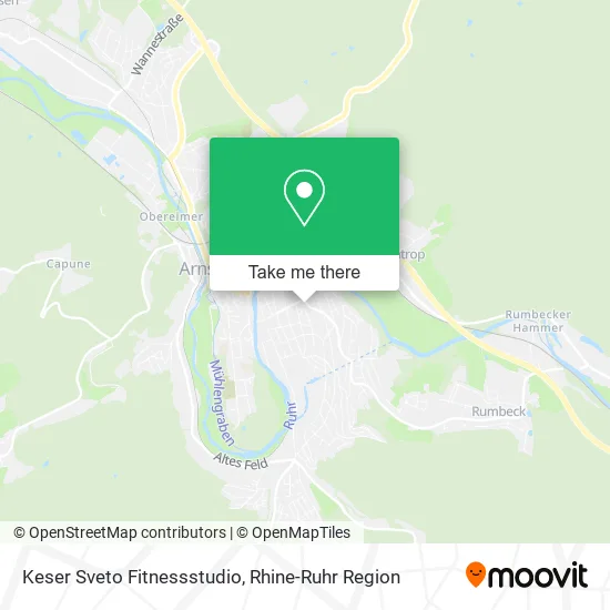 Карта Keser Sveto Fitnessstudio