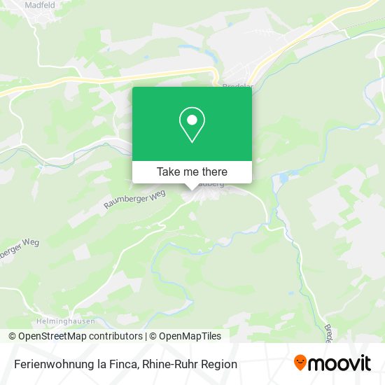 Ferienwohnung la Finca map