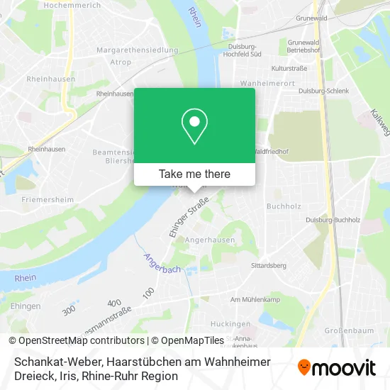 Карта Schankat-Weber, Haarstübchen am Wahnheimer Dreieck, Iris