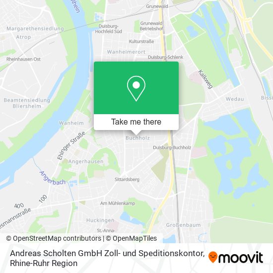 Карта Andreas Scholten GmbH Zoll- und Speditionskontor