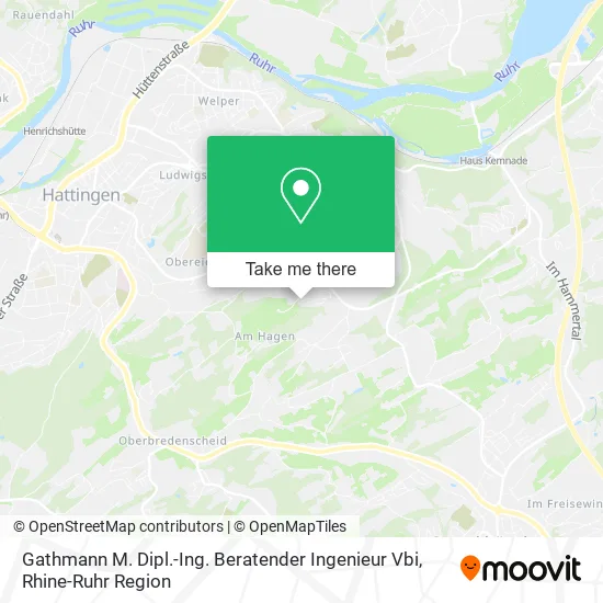 Карта Gathmann M. Dipl.-Ing. Beratender Ingenieur Vbi