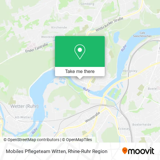 Карта Mobiles Pflegeteam Witten