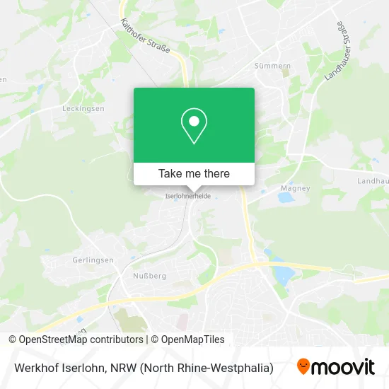 Карта Werkhof Iserlohn