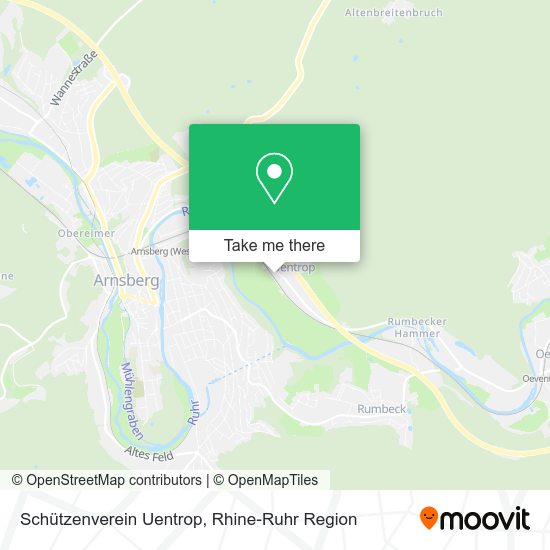 Schützenverein Uentrop map