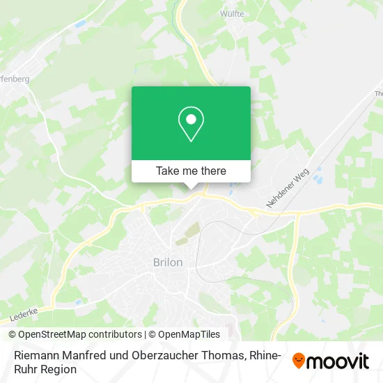 Карта Riemann Manfred und Oberzaucher Thomas