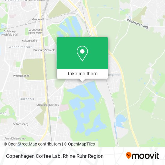 Copenhagen Coffee Lab map