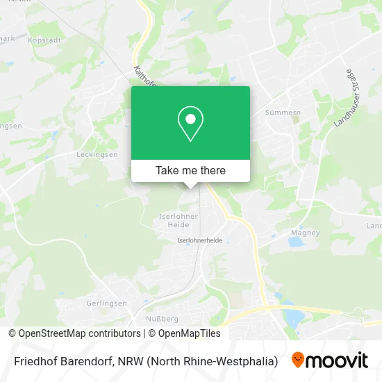 Friedhof Barendorf map