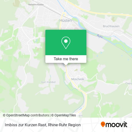 Карта Imbiss zur Kurzen Rast