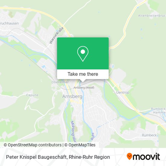 Peter Knispel Baugeschäft map