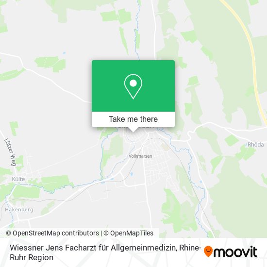 Wiessner Jens Facharzt für Allgemeinmedizin map