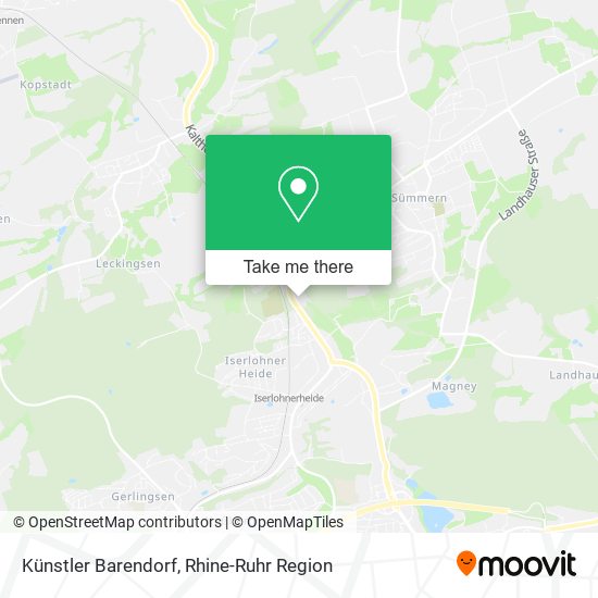 Künstler Barendorf map