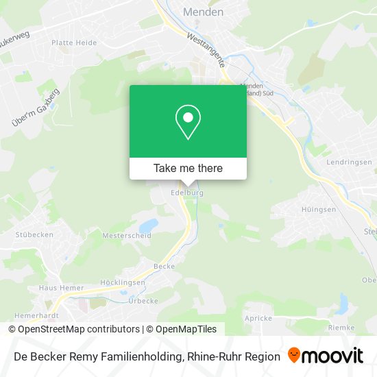 De Becker Remy Familienholding map