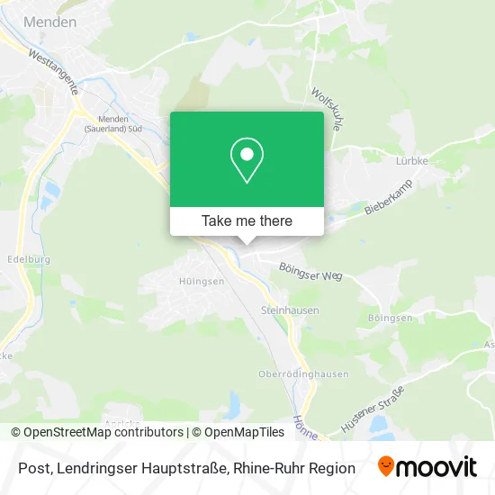 Карта Post, Lendringser Hauptstraße