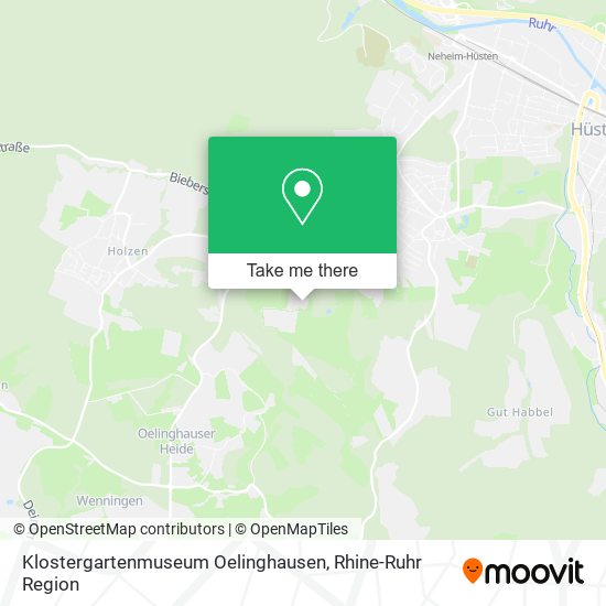 Klostergartenmuseum Oelinghausen map
