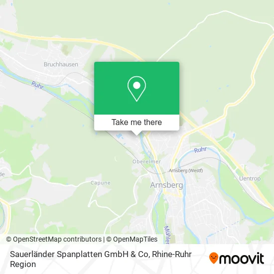 Карта Sauerländer Spanplatten GmbH & Co