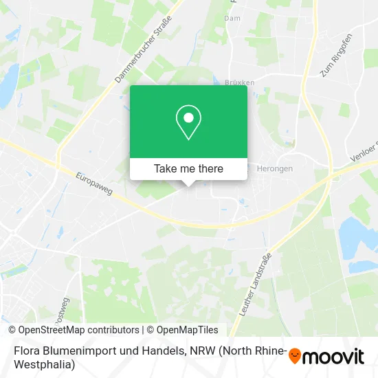 Карта Flora Blumenimport und Handels