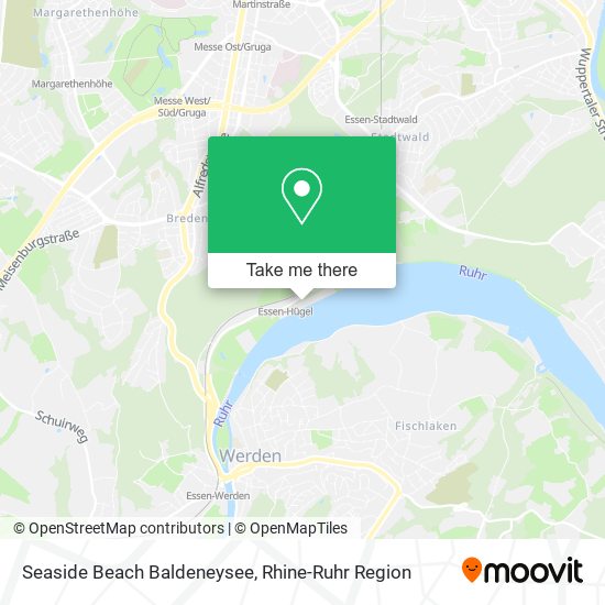 Seaside Beach Baldeneysee map