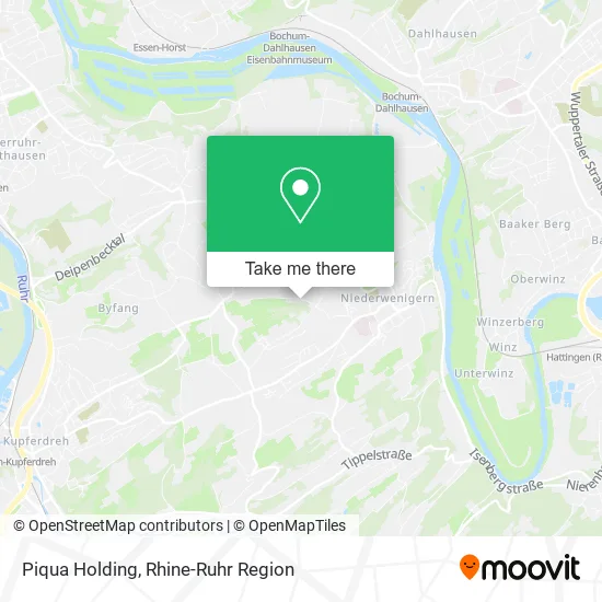 Карта Piqua Holding