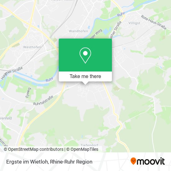 Карта Ergste im Wietloh