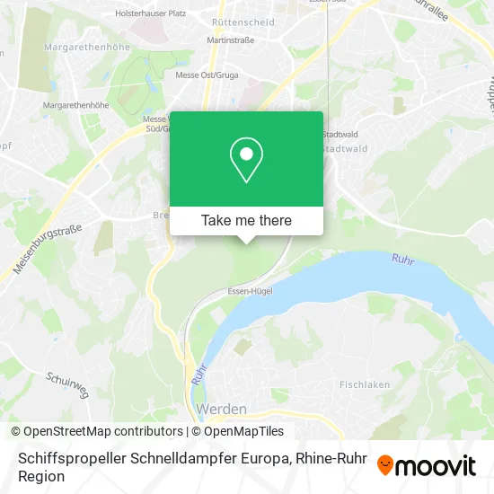 Карта Schiffspropeller Schnelldampfer Europa