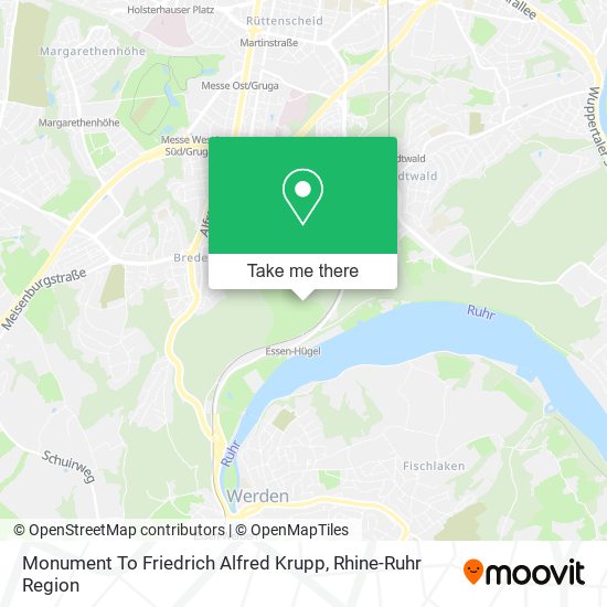 Monument To Friedrich Alfred Krupp map