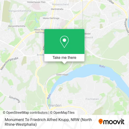 Monument To Friedrich Alfred Krupp map