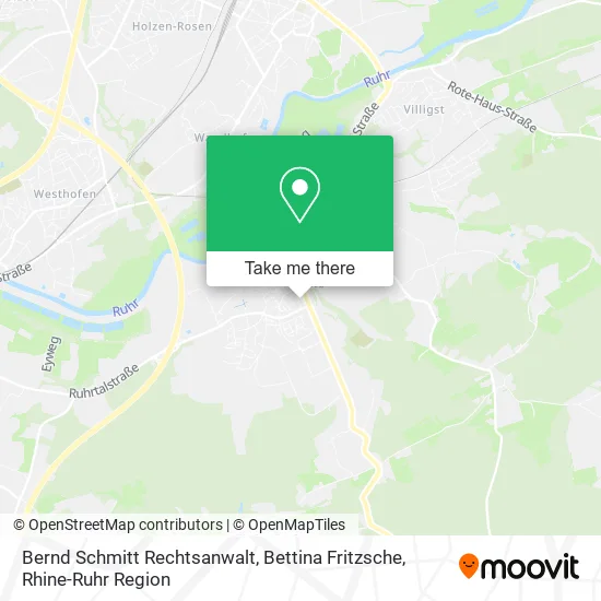 Карта Bernd Schmitt Rechtsanwalt, Bettina Fritzsche