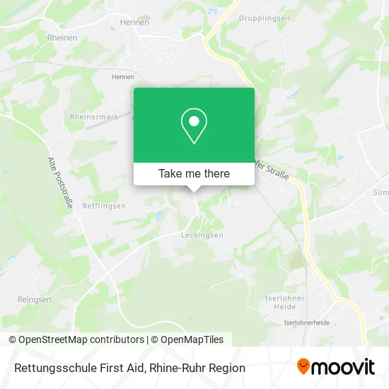 Карта Rettungsschule First Aid