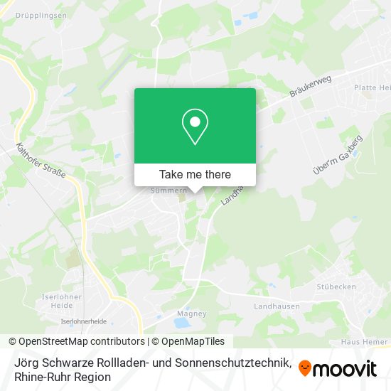 Jörg Schwarze Rollladen- und Sonnenschutztechnik map