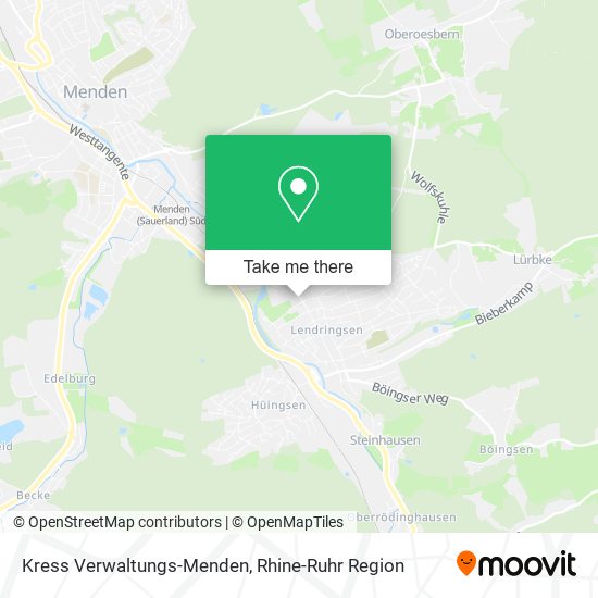 Карта Kress Verwaltungs-Menden