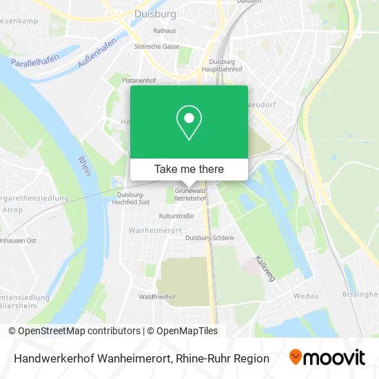 Карта Handwerkerhof Wanheimerort
