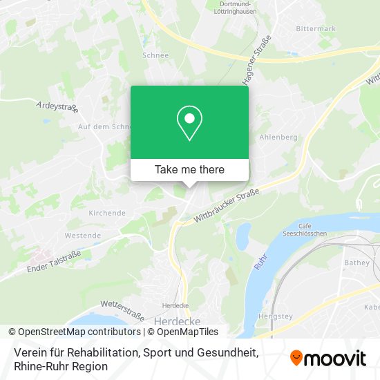 Verein für Rehabilitation, Sport und Gesundheit map