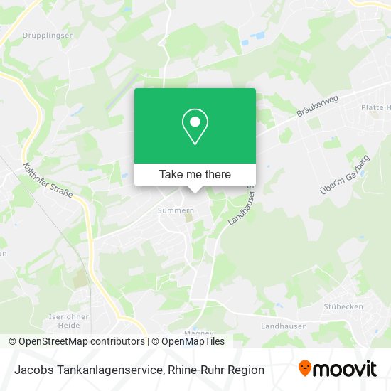 Jacobs Tankanlagenservice map
