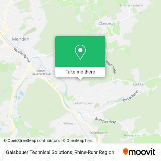 Gaisbauer Technical Solutions map