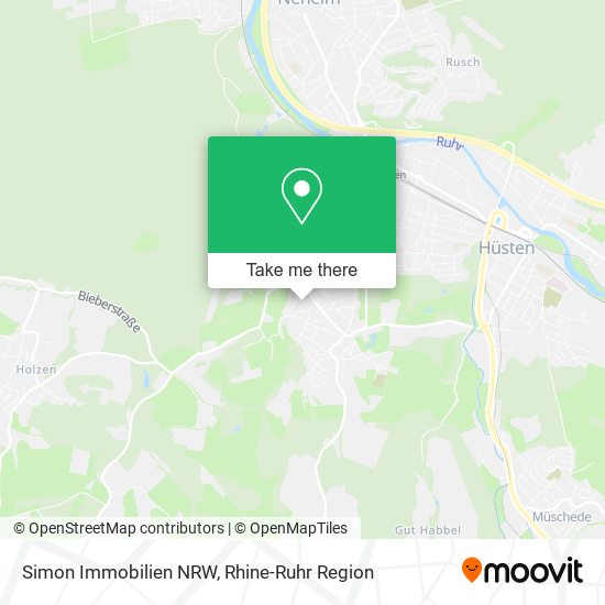 Simon Immobilien NRW map