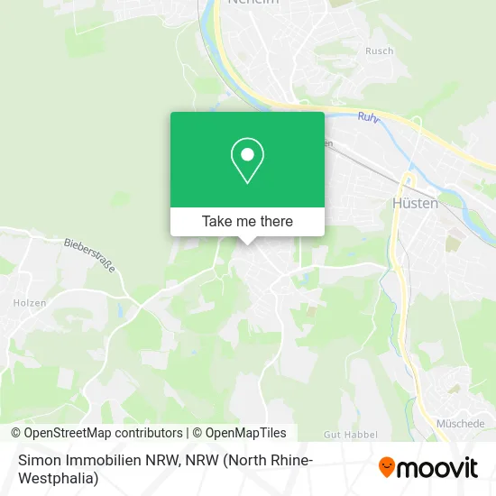 Simon Immobilien NRW map
