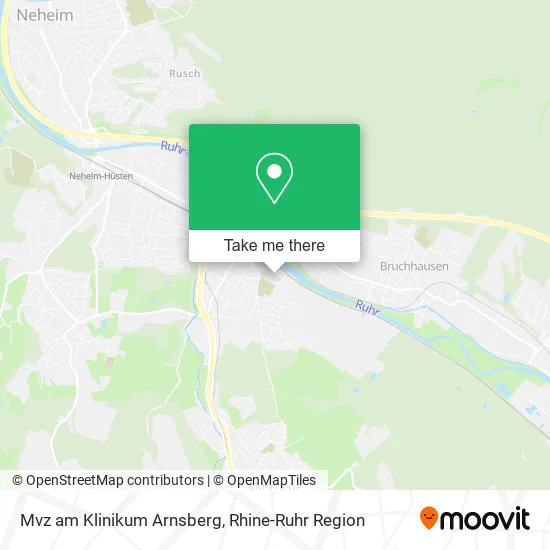 Карта Mvz am Klinikum Arnsberg