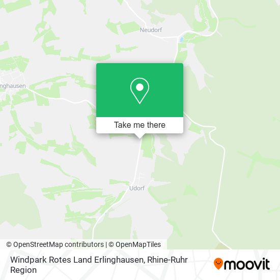 Windpark Rotes Land Erlinghausen map
