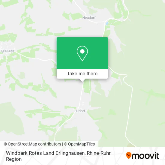Windpark Rotes Land Erlinghausen map