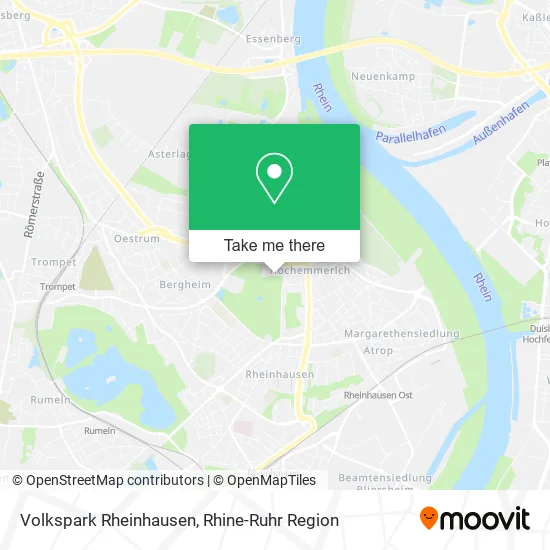 Карта Volkspark Rheinhausen