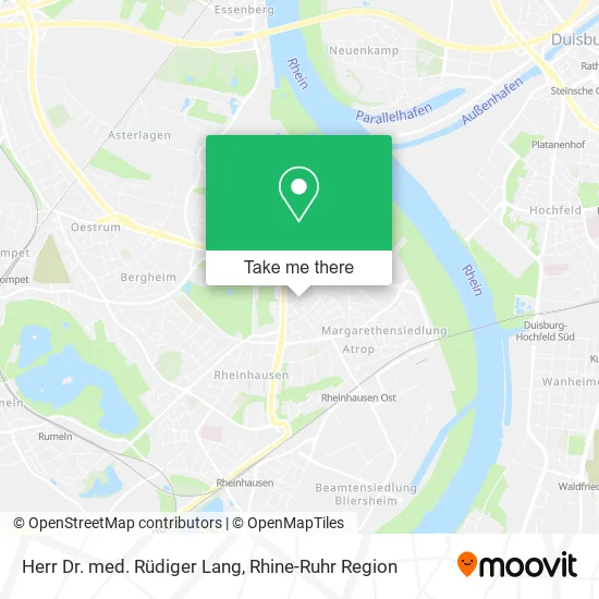 Карта Herr Dr. med. Rüdiger Lang