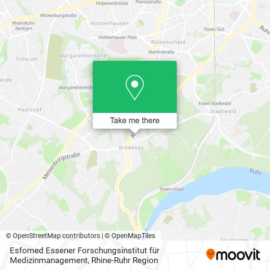 Esfomed Essener Forschungsinstitut für Medizinmanagement map