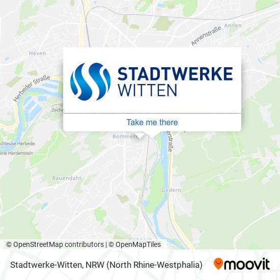 Stadtwerke-Witten map