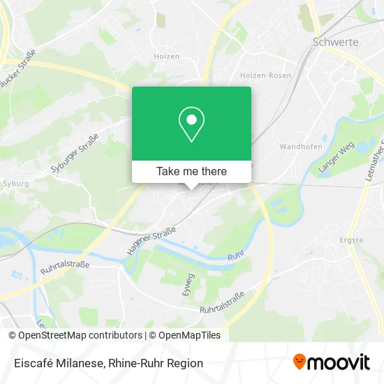 Карта Eiscafé Milanese
