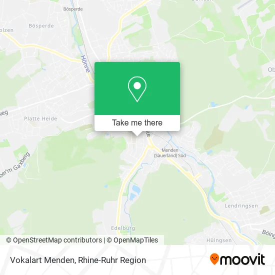 Карта Vokalart Menden