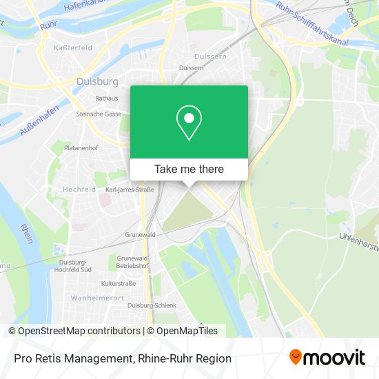 Pro Retis Management map
